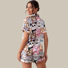 Pijama, pijama feminino, pijama de inverno; pijama de botão
