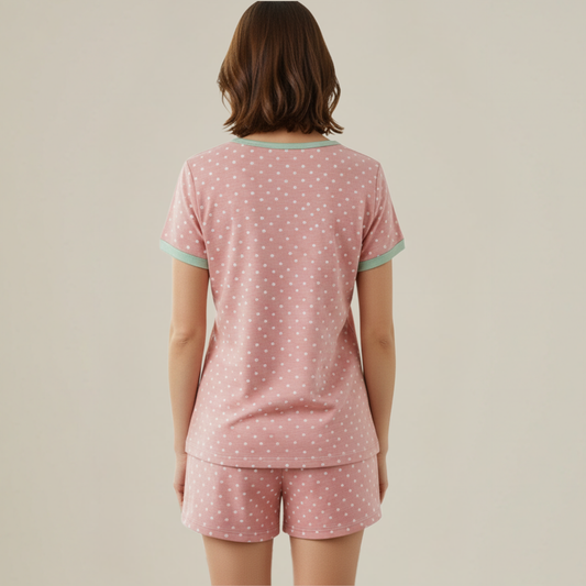 Pijama Feminino Curto Sleeping Bear