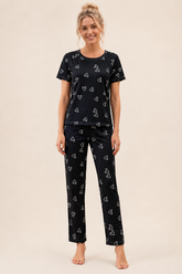 pijama; pijama feminino; pijama de inverno pijama comprido