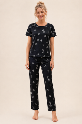 pijama; pijama feminino; pijama de inverno pijama comprido