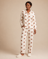 pijama; pijama feminino; pijama de inverno; pijama de botao; pijama americano; 
